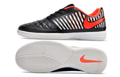 Nike Lunar Gato 2 IC Indoor & Futsal Soccer Shoes - Black/White/Red