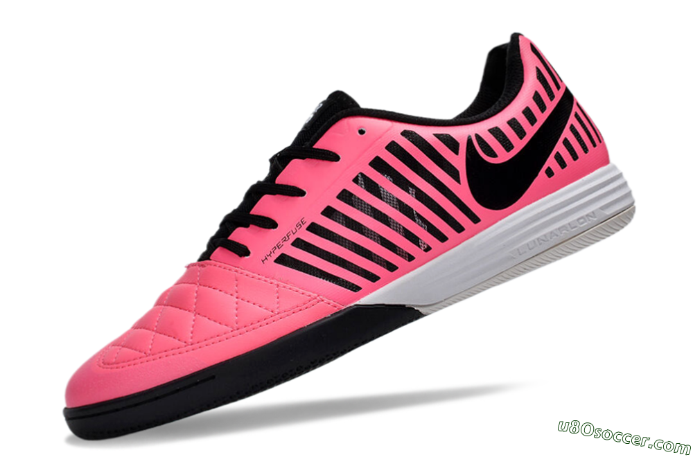 Nike Lunar Gato 2 IC Indoor & Futsal Soccer Shoes - Pink/Black 4
