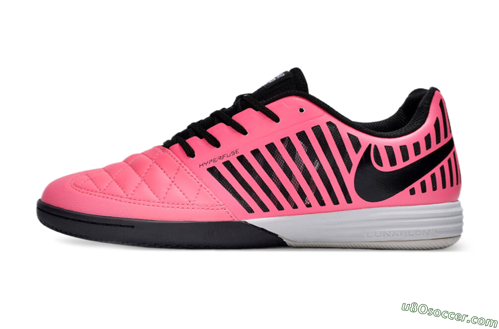 Nike Lunar Gato 2 IC Indoor & Futsal Soccer Shoes - Pink/Black 2