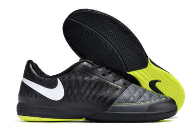 Nike Lunar Gato 2 IC Indoor & Futsal Soccer Shoes - Black/White/Yellow