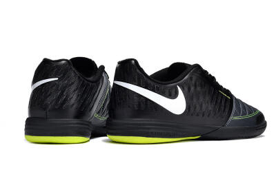 Nike Lunar Gato 2 IC Indoor & Futsal Soccer Shoes - Black/White/Yellow