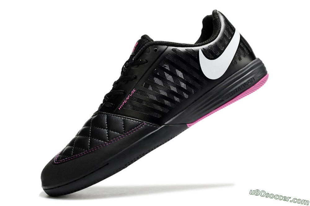 Nike Lunar Gato 2 IC Indoor & Futsal Soccer Shoes - Black/White/Purple 5