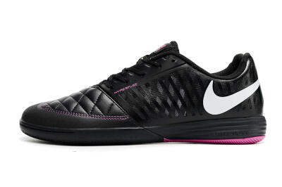 Nike Lunar Gato 2 IC Indoor & Futsal Soccer Shoes - Black/White/Purple