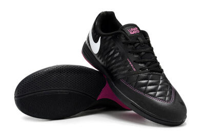 Nike Lunar Gato 2 IC Indoor & Futsal Soccer Shoes - Black/White/Purple