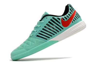 Nike Lunar Gato 2 IC Indoor & Futsal Soccer Shoes - Jade/Black/Red