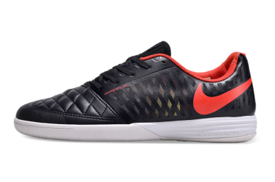 Nike Lunar Gato 2 IC Indoor & Futsal Soccer Shoes - Black/Red/White