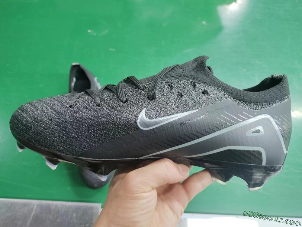 Nike Air Zoom Mercurial Vapor 16 Elite FG Firm Ground Soccer Cleats - Black/Black/Blue