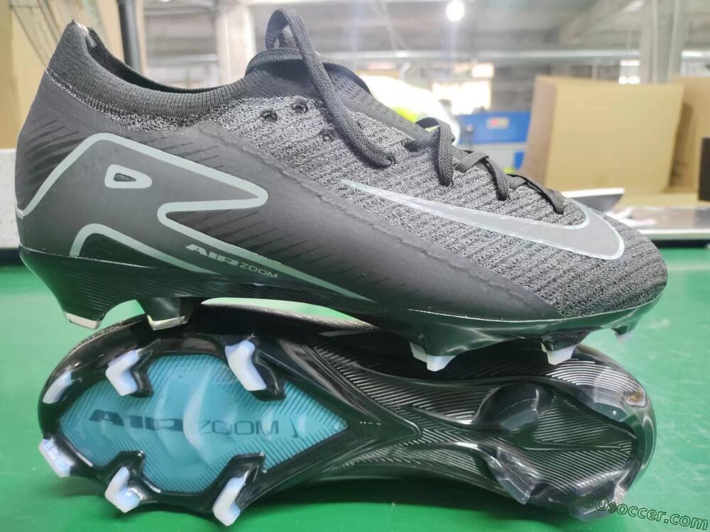 Nike Air Zoom Mercurial Vapor 16 Elite FG Firm Ground Soccer Cleats - Black/Black/Blue