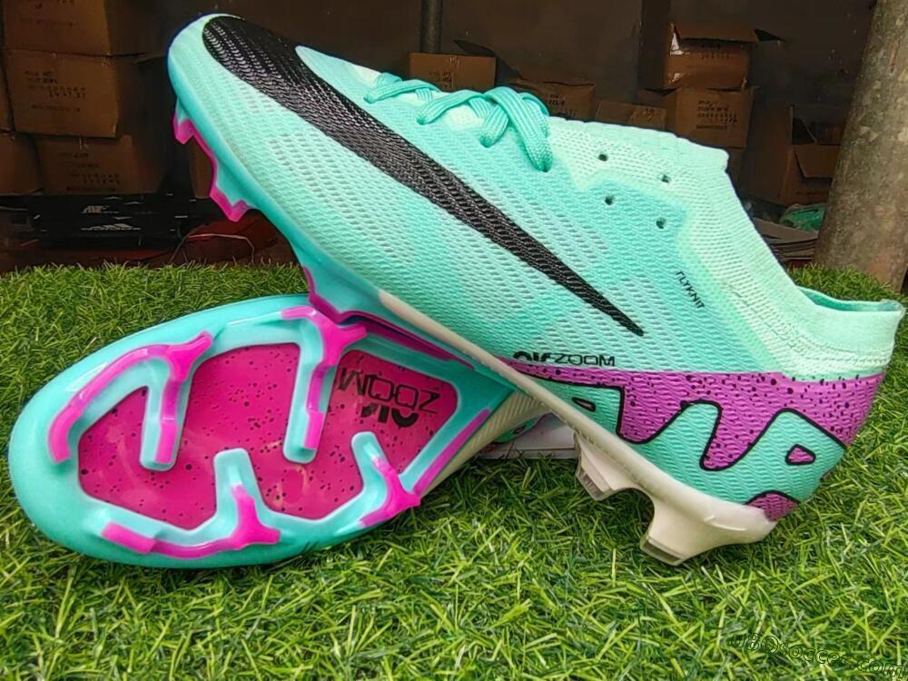 Nike Air Zoom Mercurial Vapor 16 Elite FG Firm Ground Soccer Cleats - Green/Purple/Black