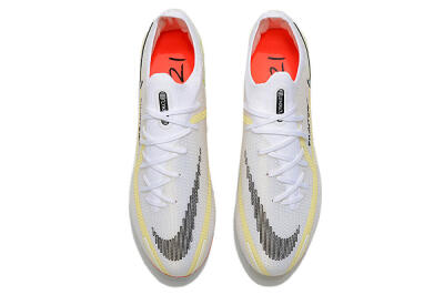 Nike Phantom GT 2 Elite FG Firm Ground Soccer Cleats - White/Yellow/Black