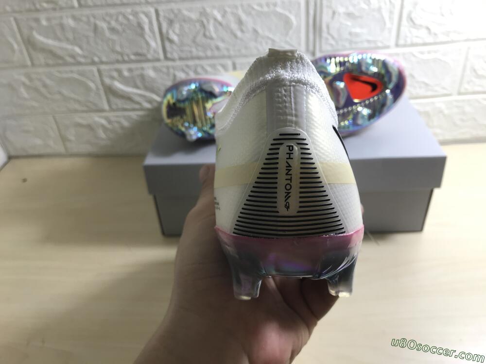 Nike Phantom GT 2 Elite FG Firm Ground Soccer Cleats - White/Yellow/Black