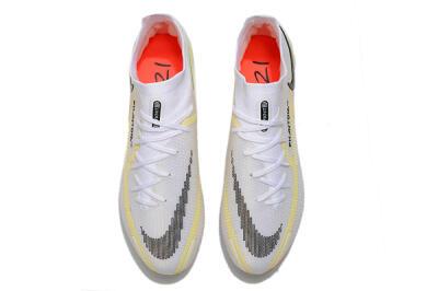 Nike Phantom GT 2 Elite DF FG Firm Ground Soccer Cleats - White/Yellow/Black