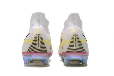 Nike Phantom GT 2 Elite DF FG Firm Ground Soccer Cleats - White/Yellow/Black