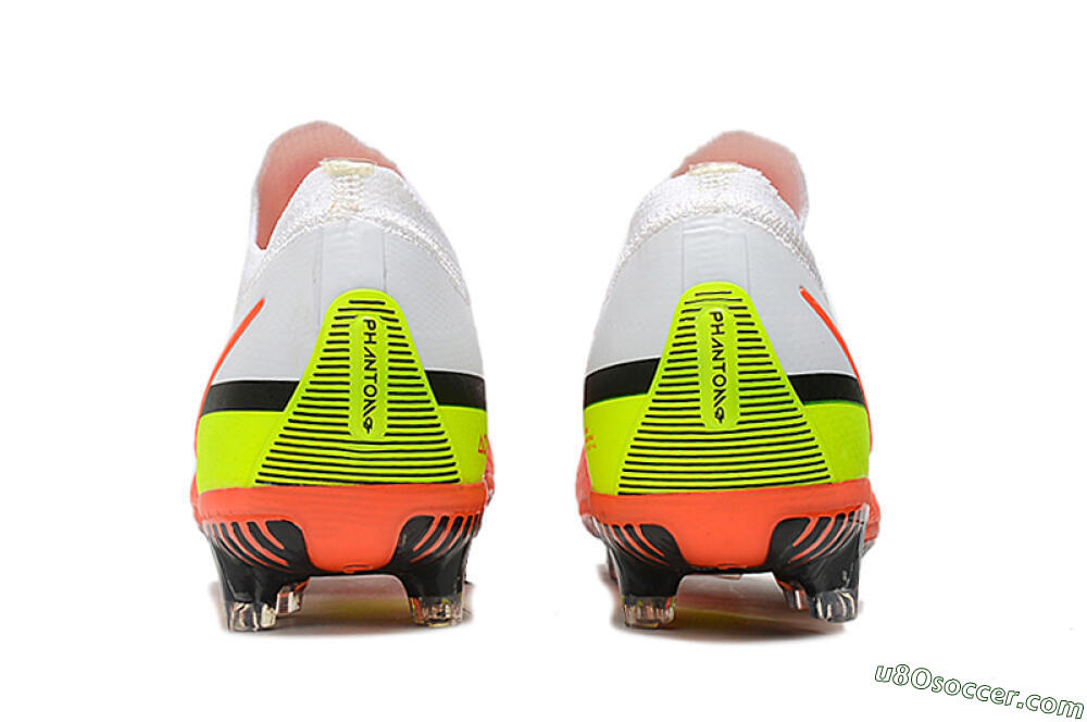 Nike Phantom GT 2 Elite FG Firm Ground Soccer Cleats - White/Red/Green 5