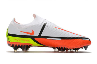 Nike Phantom GT 2 Elite FG Firm Ground Soccer Cleats - White/Red/Green