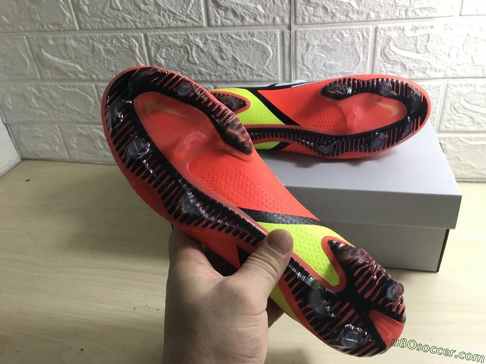 Nike Phantom GT 2 Elite FG Firm Ground Soccer Cleats - White/Red/Green