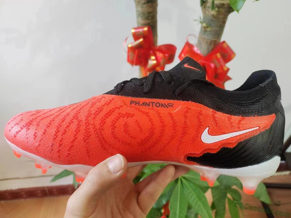 Nike Phantom GX Elite FG Firm Ground Soccer Cleats - Red/Black/White