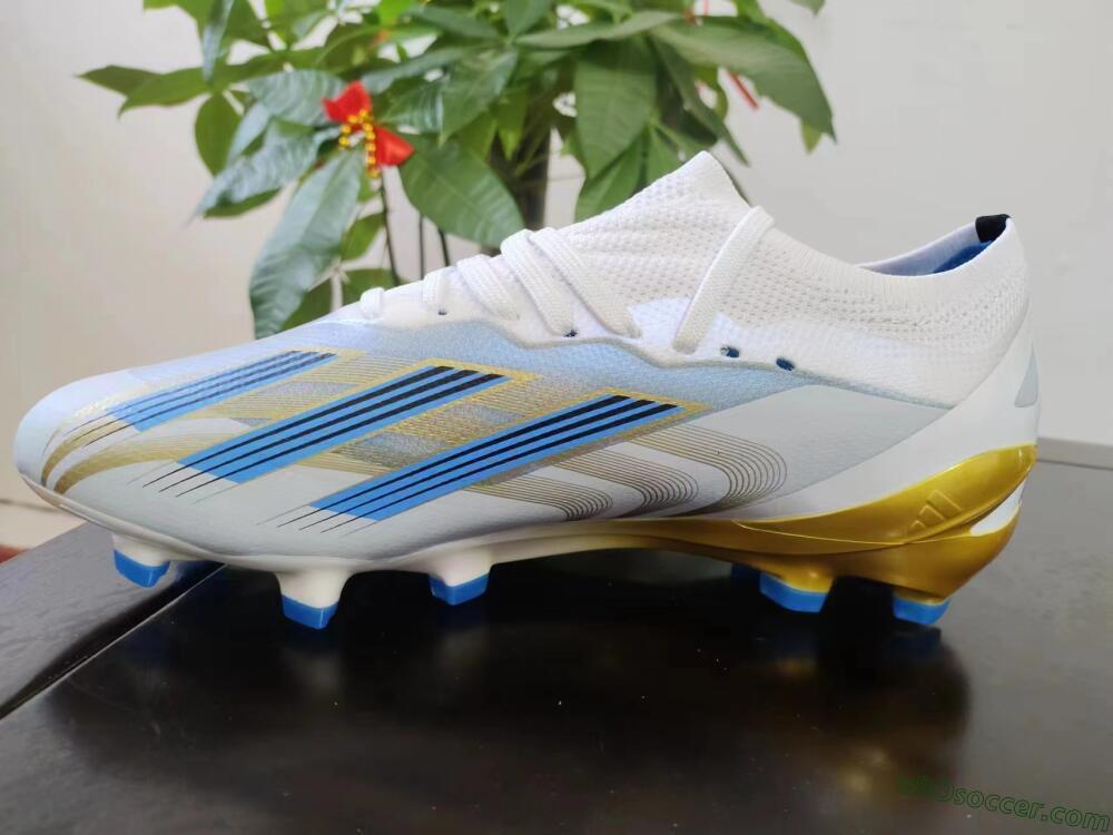 1970BLMINI　X crazyfast .1 LL FG 24.0 adidas X Crazyfast.1 Laceless FG - White/Core Black/Lucid