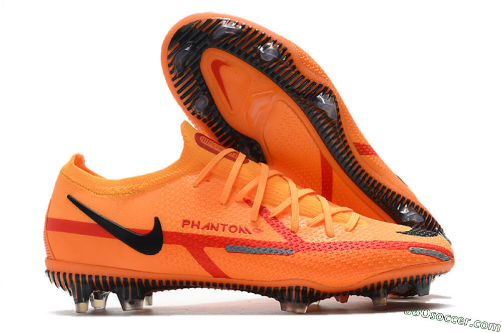 Nike Phantom GT 2 Elite FG Firm Ground Soccer Cleats - Orange/Black 1