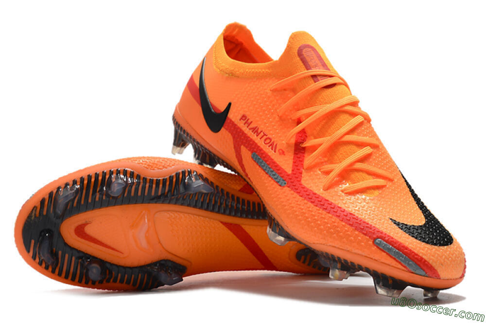 Nike Phantom GT 2 Elite FG Firm Ground Soccer Cleats - Orange/Black 3