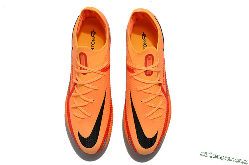 Nike Phantom GT 2 Elite FG Firm Ground Soccer Cleats - Orange/Black 4