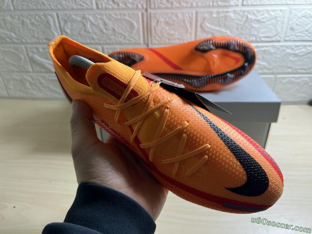 Nike Phantom GT 2 Elite FG Firm Ground Soccer Cleats - Orange/Black
