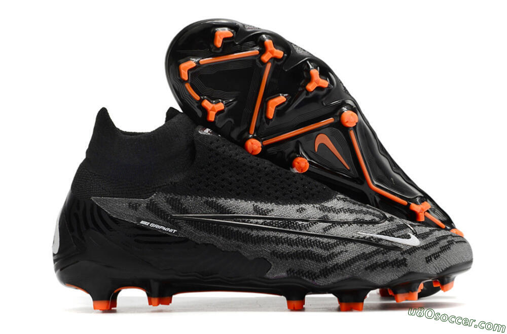 Nike Phantom GX Elite DF FG Firm Ground Soccer Cleats - Black/White 1