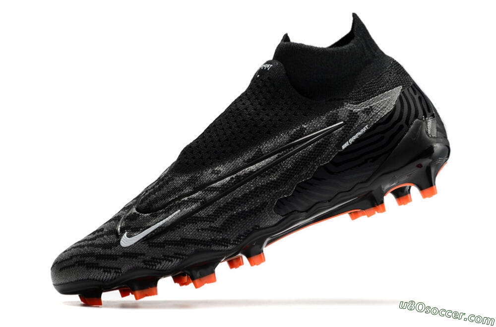 Nike Phantom GX Elite DF FG Firm Ground Soccer Cleats - Black/White 5