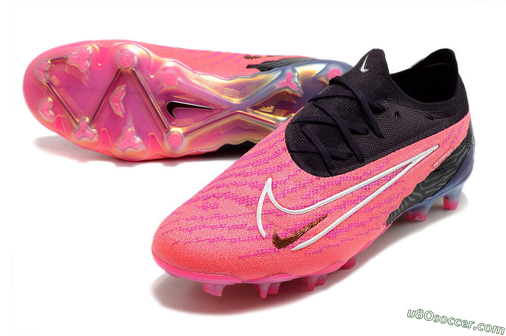 Nike Phantom GX Elite FG Firm Ground Soccer Cleats - Pink/Black 3