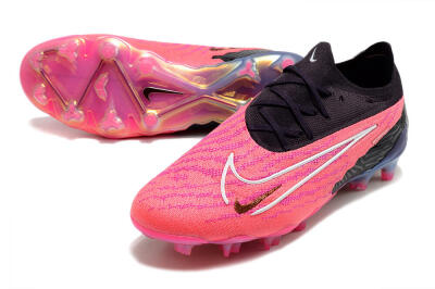 Nike Phantom GX Elite FG Firm Ground Soccer Cleats - Pink/Black