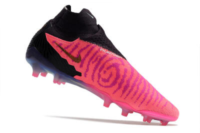 Nike Phantom GX Elite DF Link FG Firm Ground Soccer Cleats - Pink/Black
