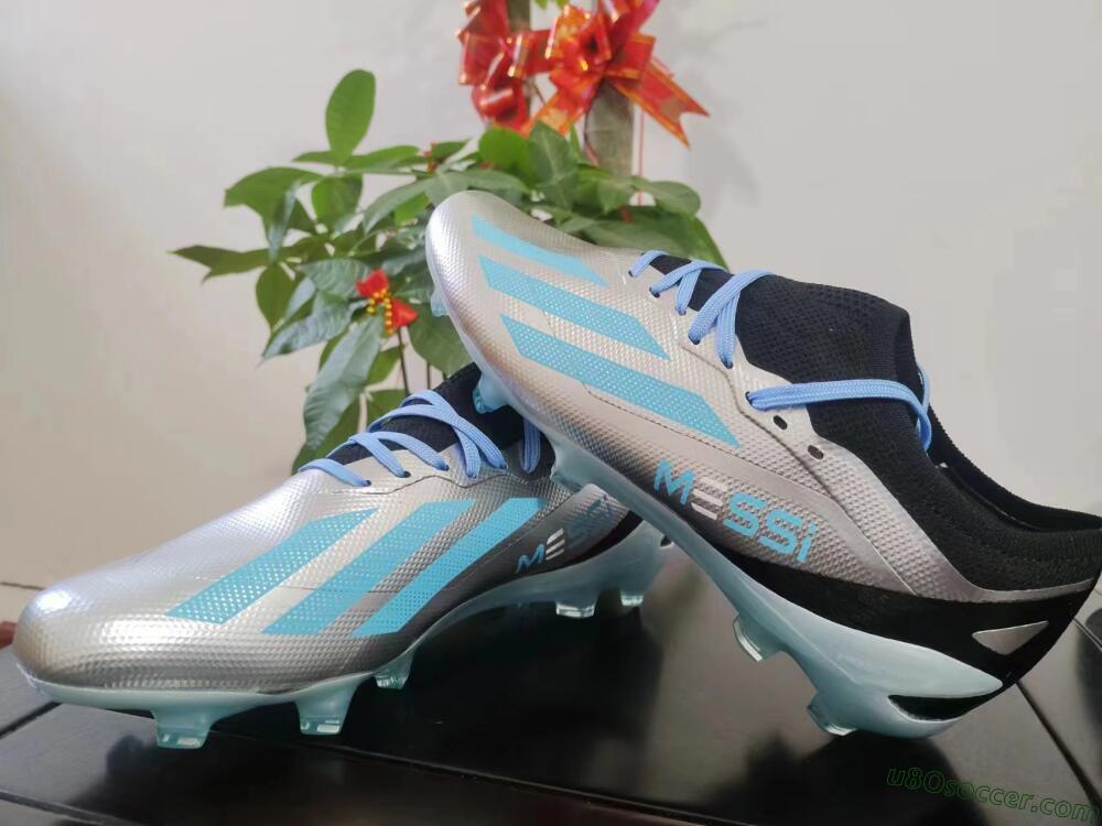 Adidas X Speedportal.1 FG Firm Ground Soccer Cleats - Grey/Blue/Black