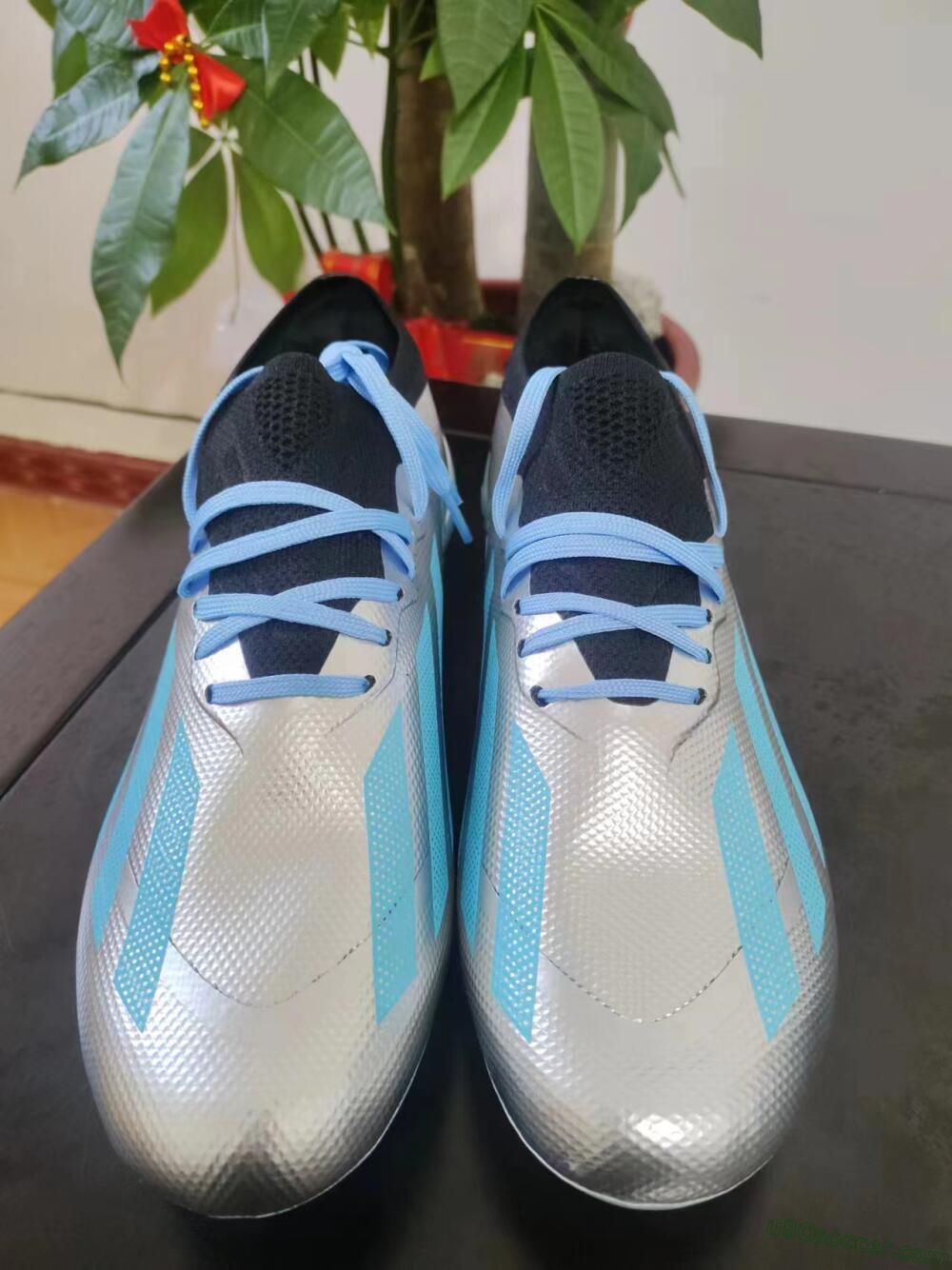 Adidas X Speedportal.1 FG Firm Ground Soccer Cleats - Grey/Blue/Black