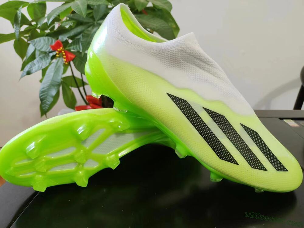 Adidas X Crazyfast.1 LL FG Firm Ground Soccer Cleats - Green/Black/White