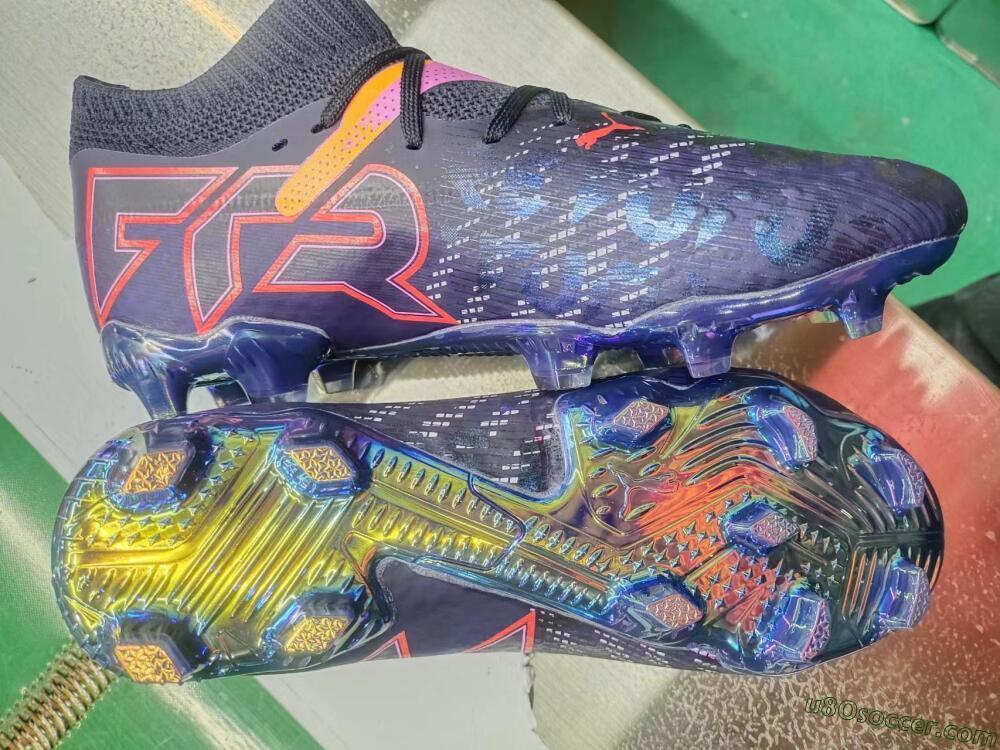 Puma Future Ultimate FG Firm Ground Soccer Cleats - Blue/Purple/Pink