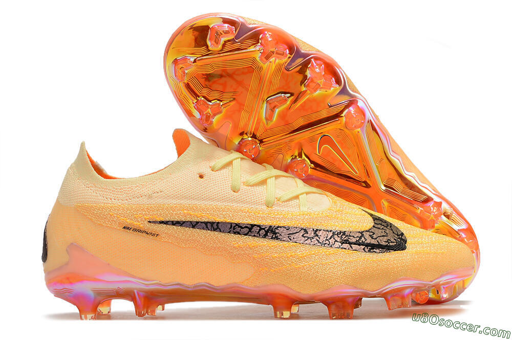 Nike Phantom GX Elite FG Firm Ground Soccer Cleats - Orange/Black 1