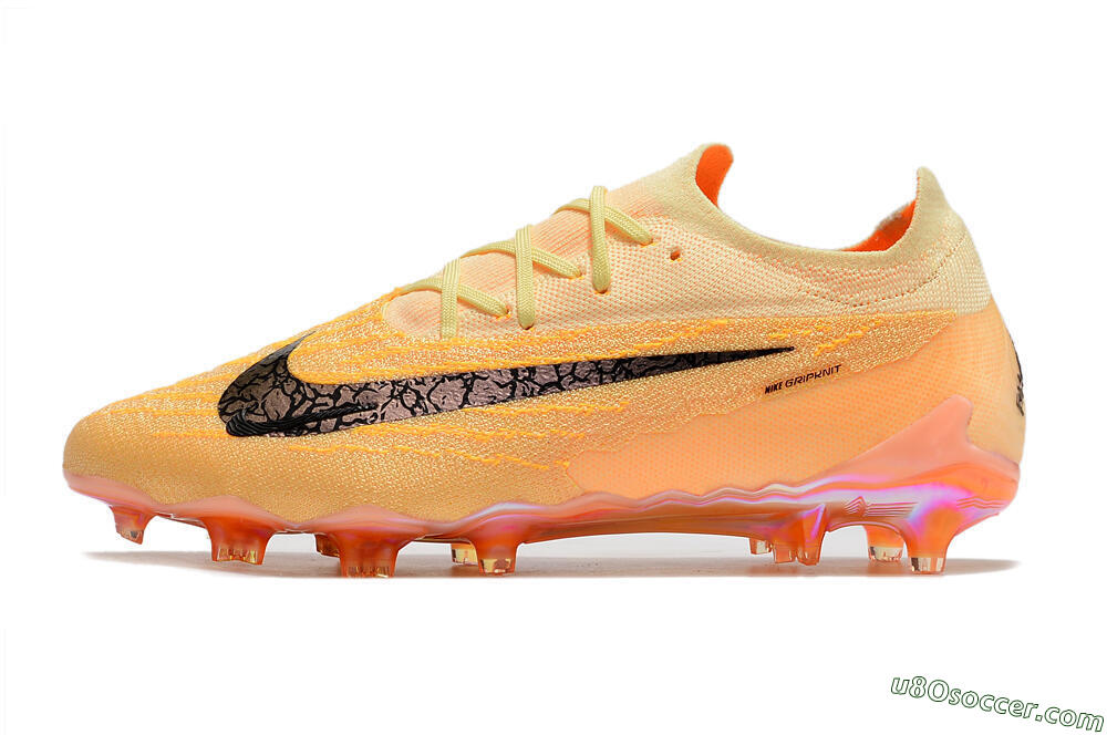 Nike Phantom GX Elite FG Firm Ground Soccer Cleats - Orange/Black 2