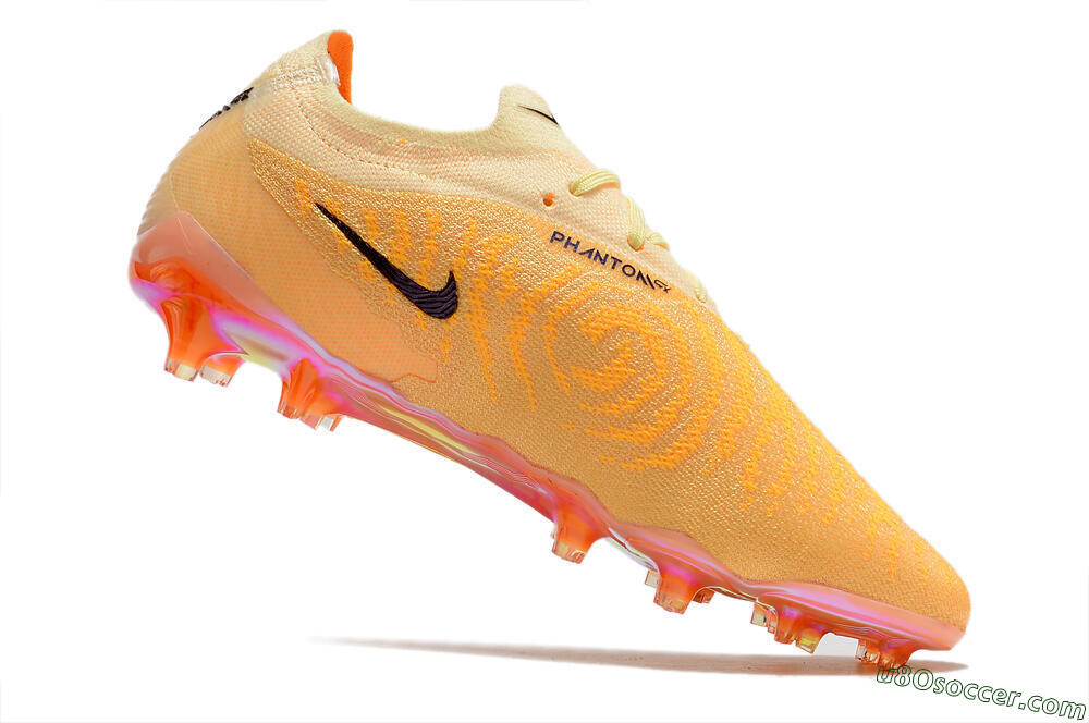 Nike Phantom GX Elite FG Firm Ground Soccer Cleats - Orange/Black 4