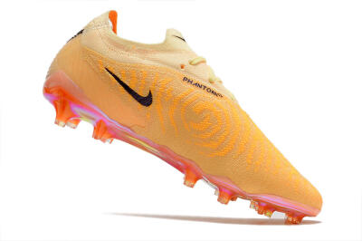 Nike Phantom GX Elite FG Firm Ground Soccer Cleats - Orange/Black