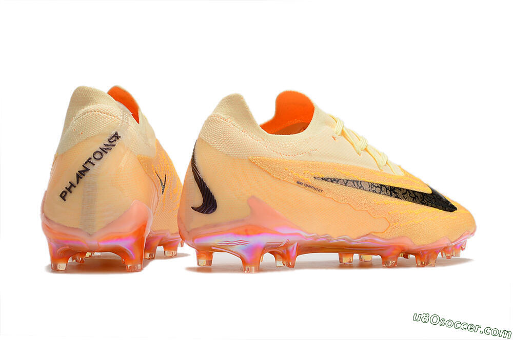 Nike Phantom GX Elite FG Firm Ground Soccer Cleats - Orange/Black 6
