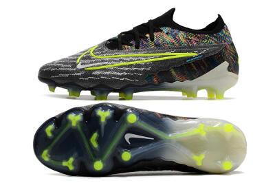 Nike Phantom GX Elite FG Firm Ground Soccer Cleats - Grey/Rainbow