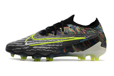 Nike Phantom GX Elite FG Firm Ground Soccer Cleats - Grey/Rainbow