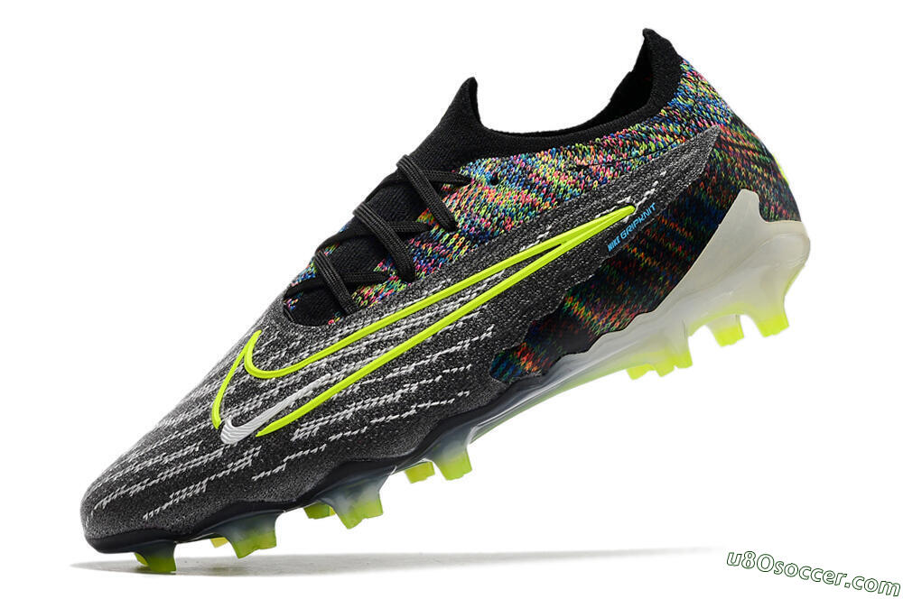 Nike Phantom GX Elite FG Firm Ground Soccer Cleats - Grey/Rainbow 5