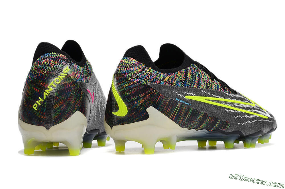 Nike Phantom GX Elite FG Firm Ground Soccer Cleats - Grey/Rainbow 6