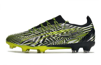 Puma Ultra Ultimate FG Firm Ground Soccer Cleats - White/Black/Green