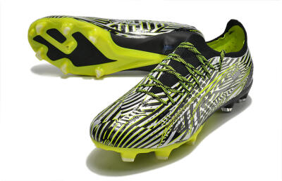 Puma Ultra Ultimate FG Firm Ground Soccer Cleats - White/Black/Green