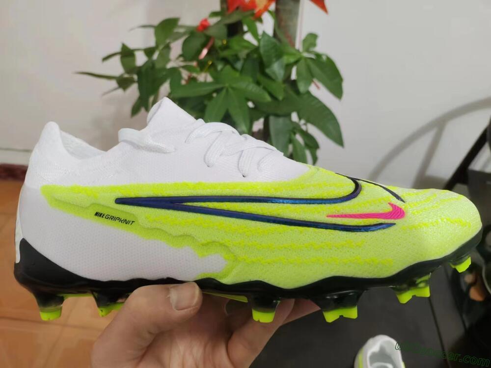 Nike Phantom GX Elite FG Firm Ground Soccer Cleats - Green/Pink/Black/White