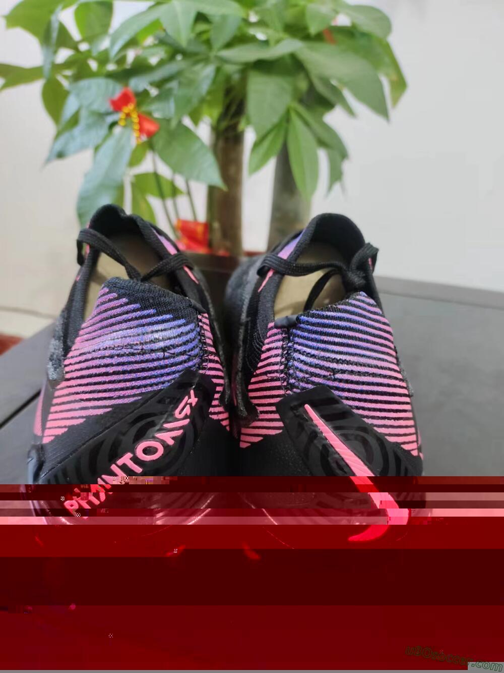 Nike Phantom GX Elite FG Firm Ground Soccer Cleats - Black/Pink/Blue