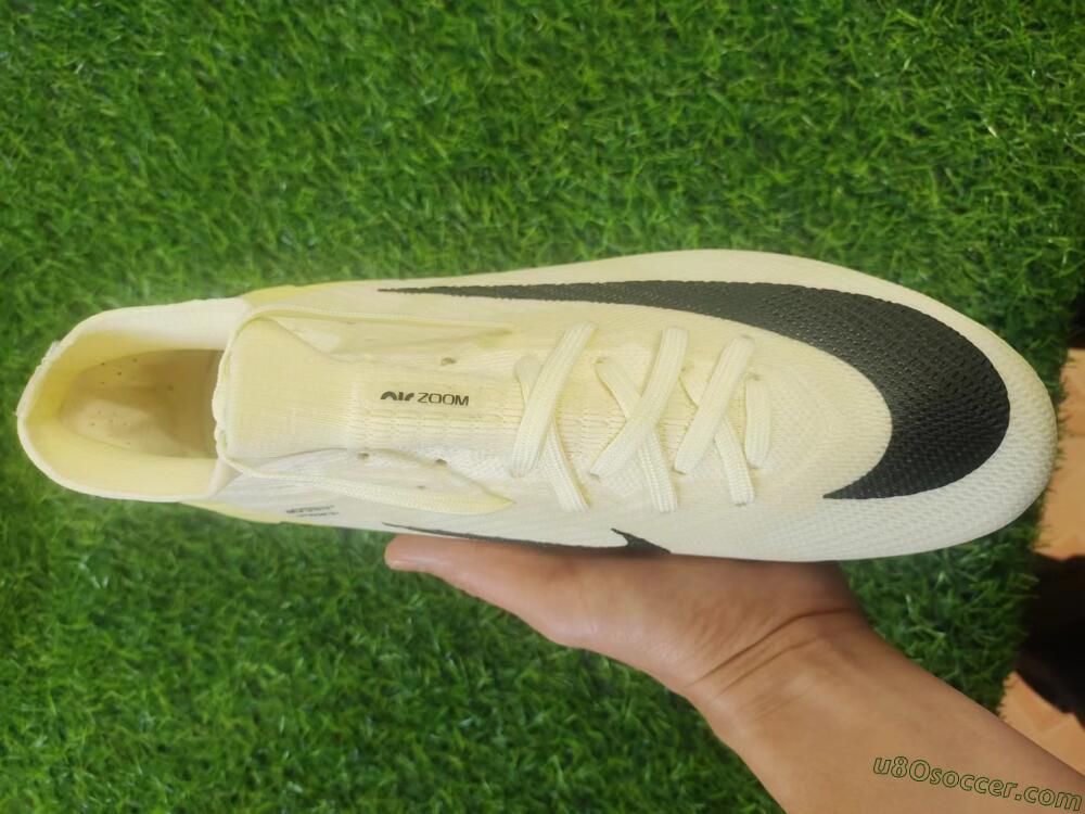 Nike Air Zoom Mercurial Superfly 9 Elite FG Firm Ground Soccer Cleats - Beige/Black