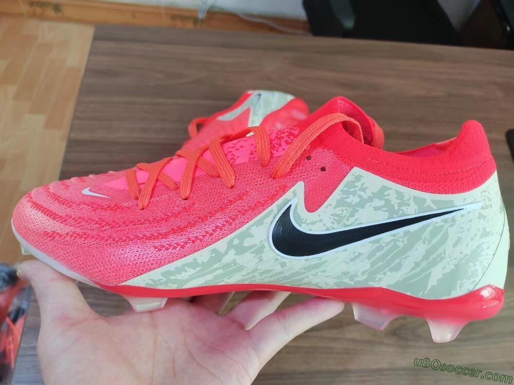 Nike Phantom Luna Elite FG Firm Ground Soccer Cleats - Red/Black/Green